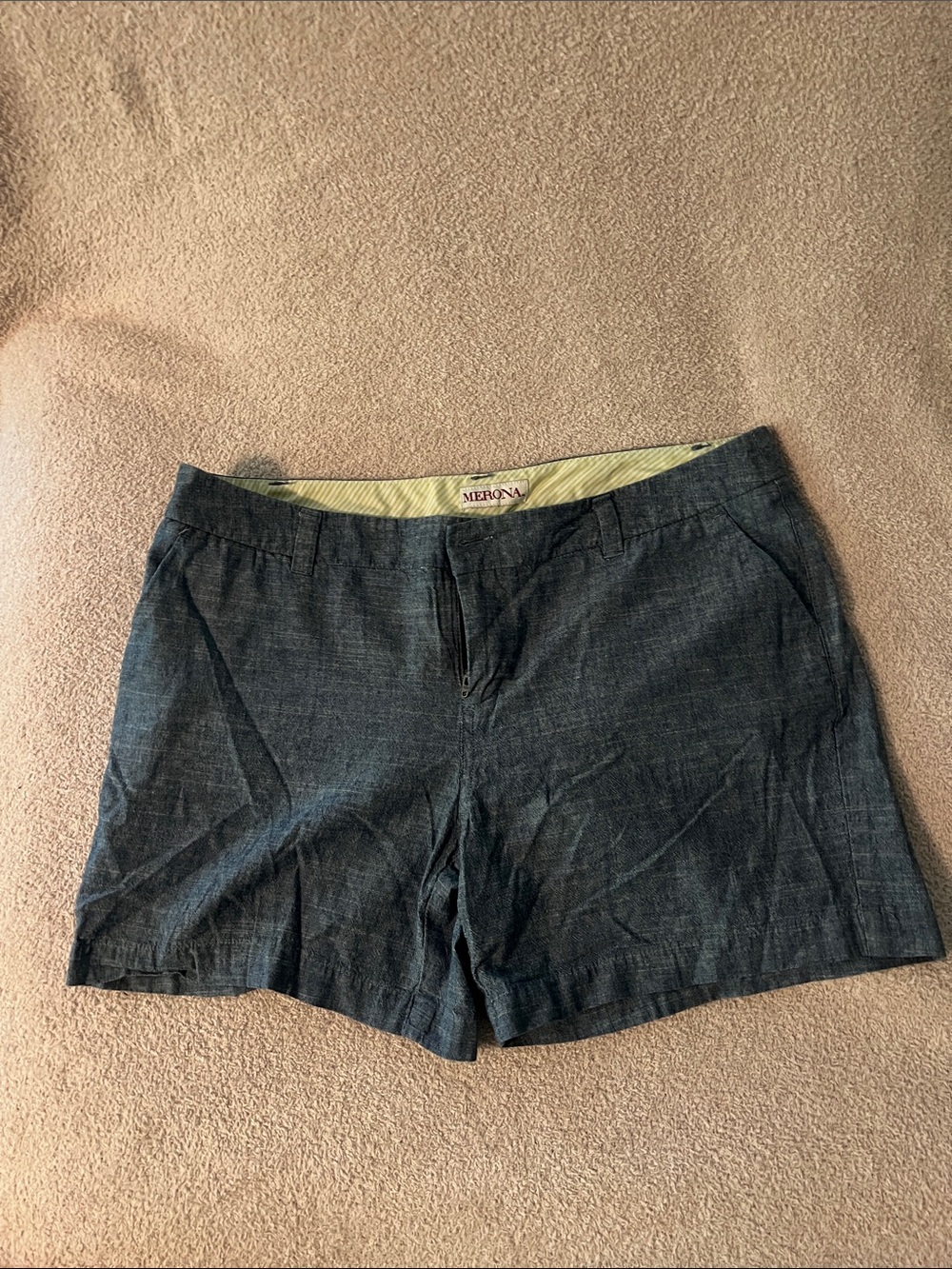 Merona Blue Women's Casual Tailored Shorts